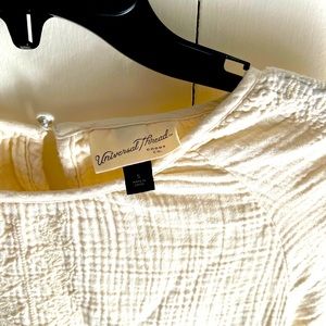 Universal thread cream boho transitional top
